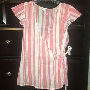 Old Navy wrap shirt